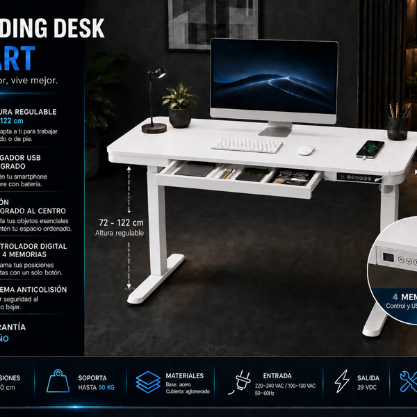 Standing Desk Smart 120 x 60 cm