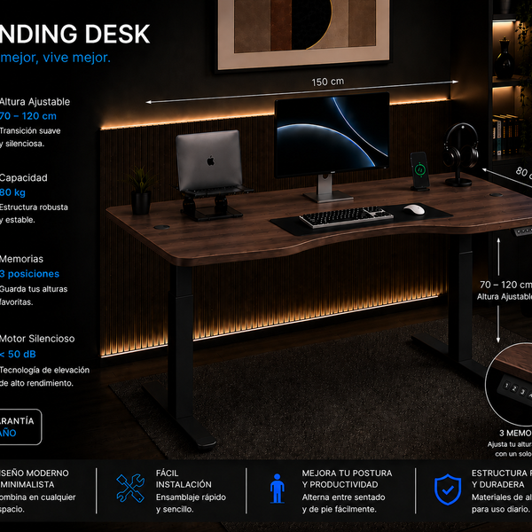 Super Pack: Standing Desk Lite + Caminadora Multifuncional