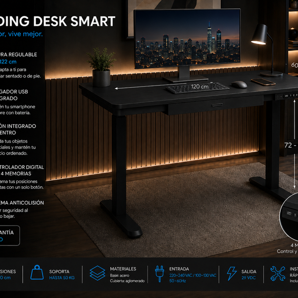 Standing Desk Smart 120 x 60 cm