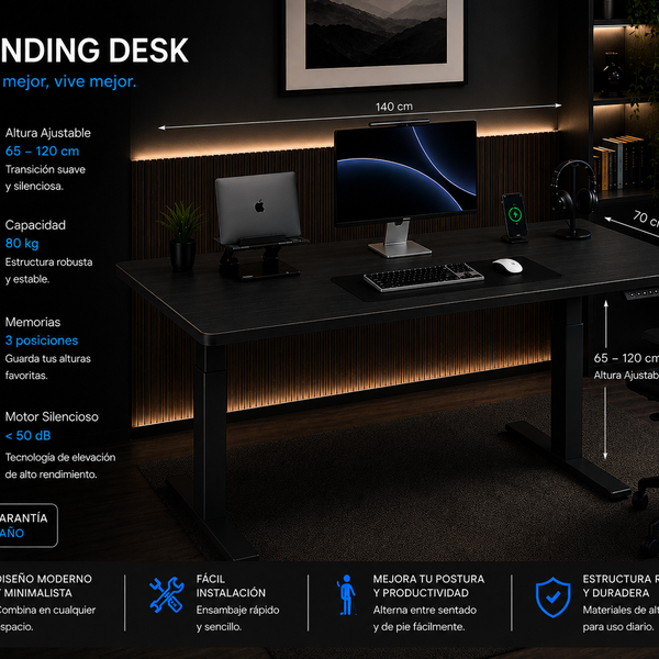 Standing Desk 1.40 x 70 cm