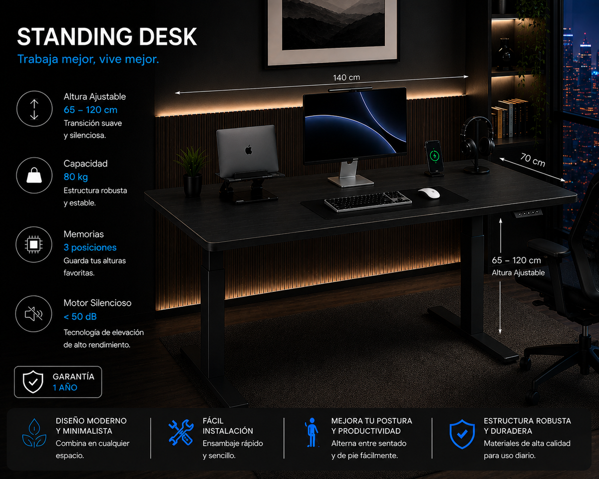Super Pack: Standing Desk Lite + Caminadora Multifuncional