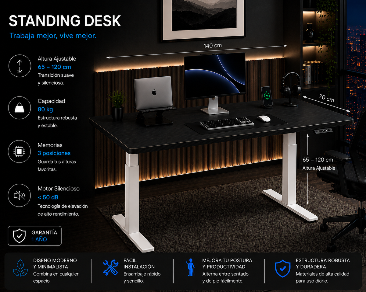 Super Pack: Standing Desk Lite + Caminadora Multifuncional