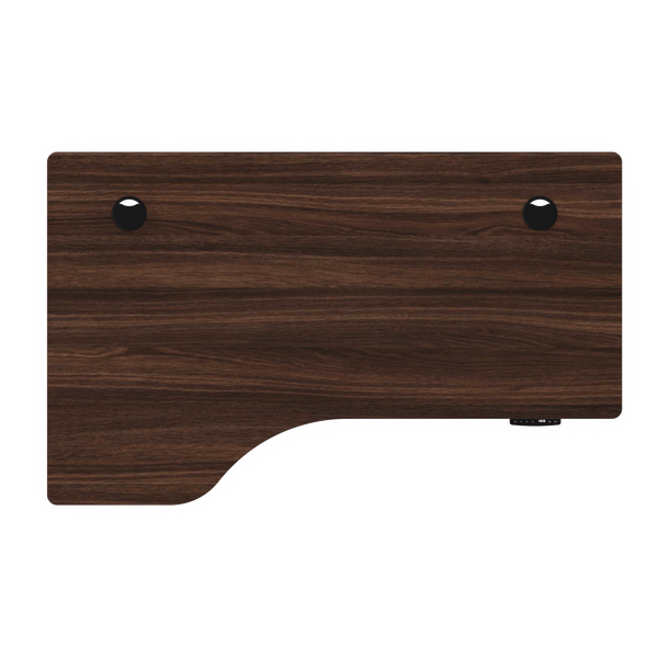 Cubierta Standing Desk 140x83 L Mano Izquierda Nogal