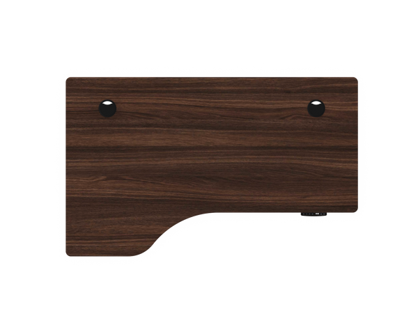 Cubierta Standing Desk 140x83 L Mano Izquierda Nogal
