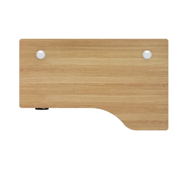Cubierta Standing Desk 140x83 L Mano Derecha Roble
