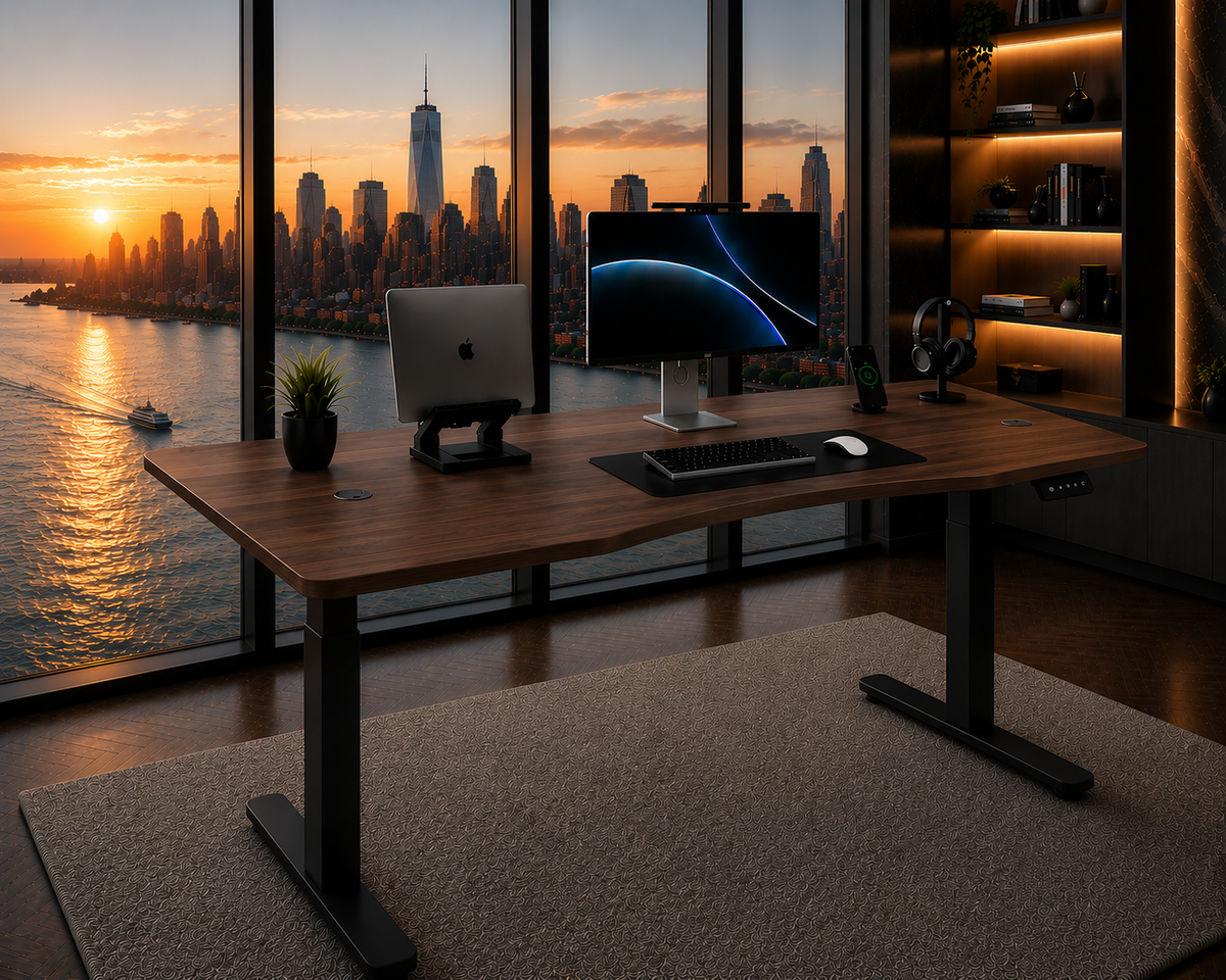 Standing Curved Desk 1.50 x 80 cm