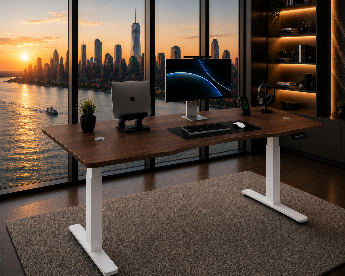 Standing Curved Desk 1.50 x 80 cm