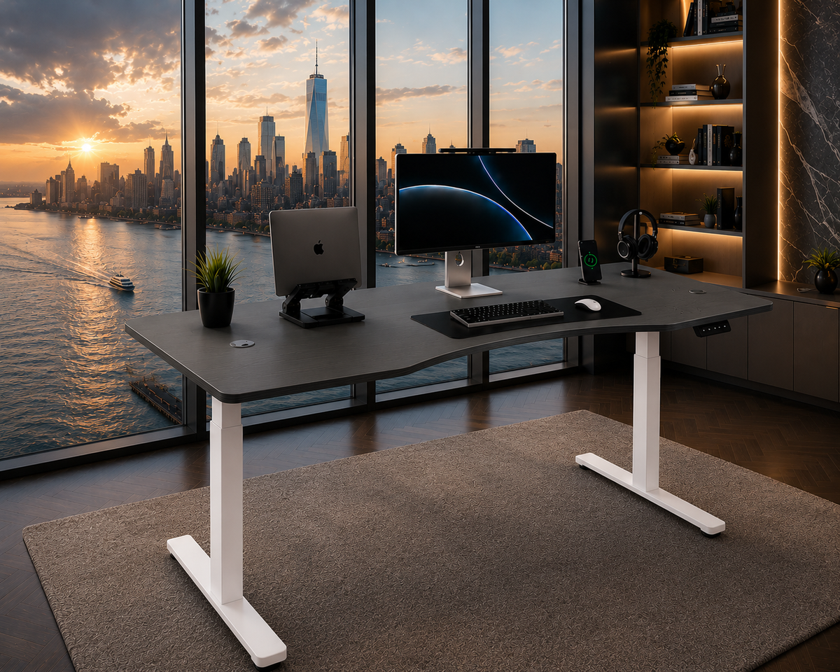 Standing Curved Desk 1.50 x 80 cm