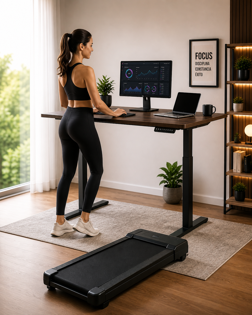 Super Pack: Standing Desk Lite + Caminadora Multifuncional