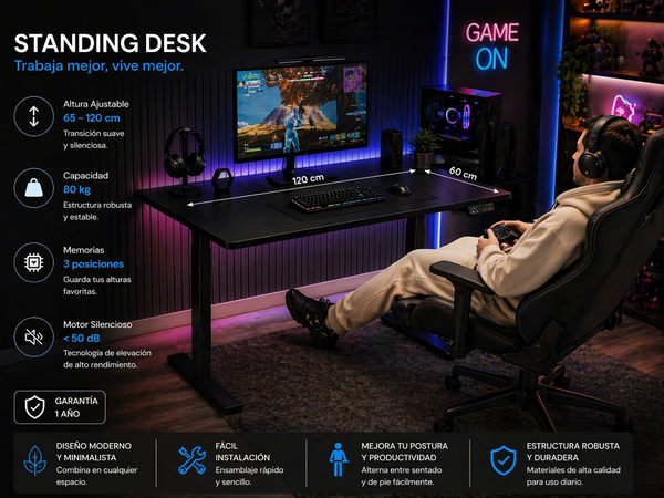 Standing Desk 1.20 x 60 cm
