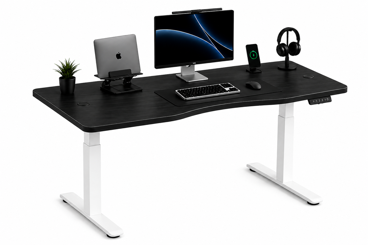 Standing Curved Desk 1.80 x 80 cm