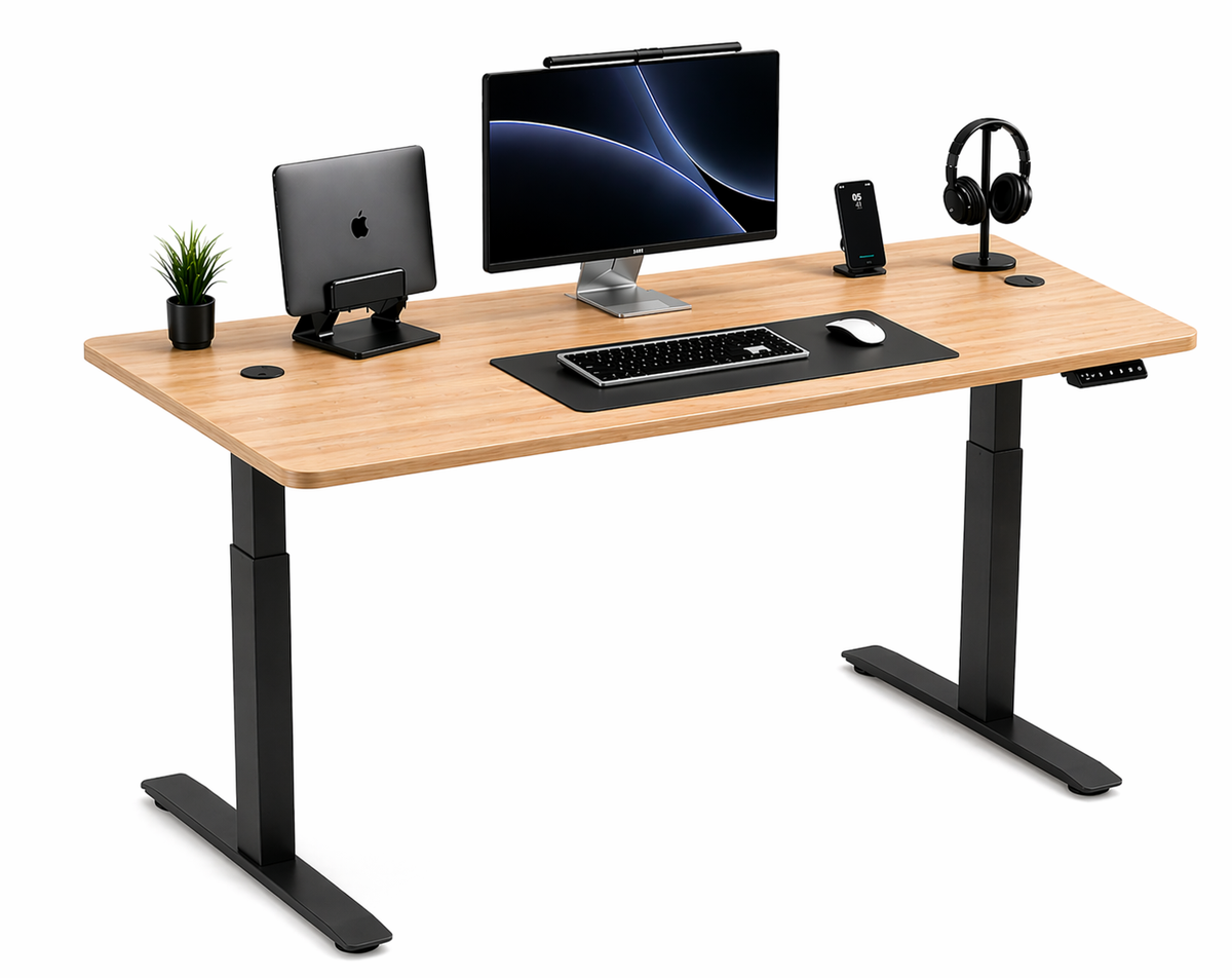 Pack Comfort Pro: Standing Desk + Silla Ergonómica