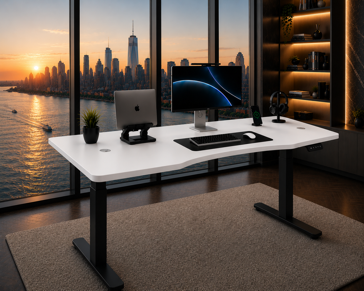 Standing Curved Desk 1.50 x 80 cm