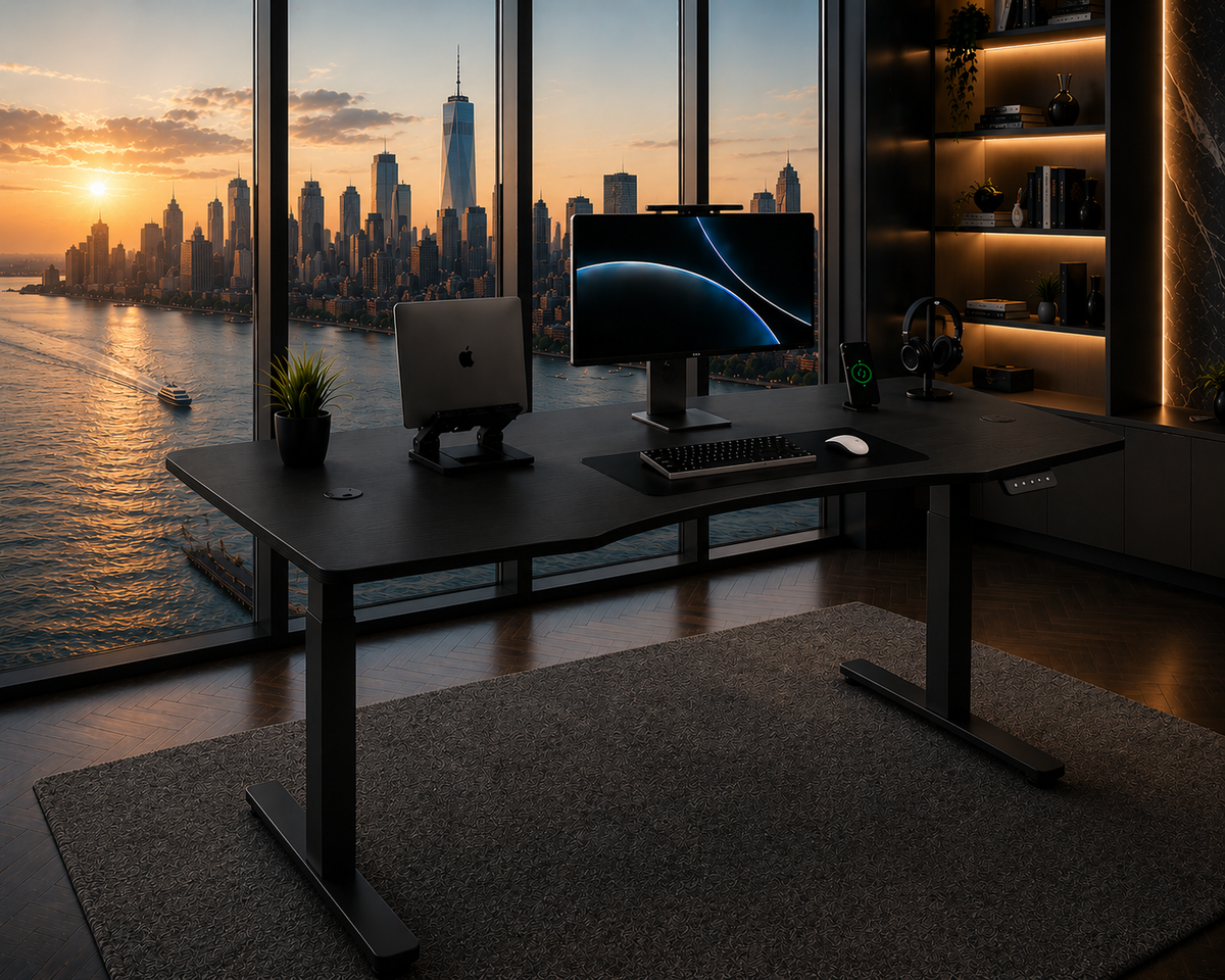Standing Curved Desk 1.50 x 80 cm