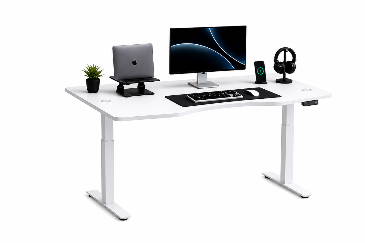 Standing Curved Desk 1.80 x 80 cm