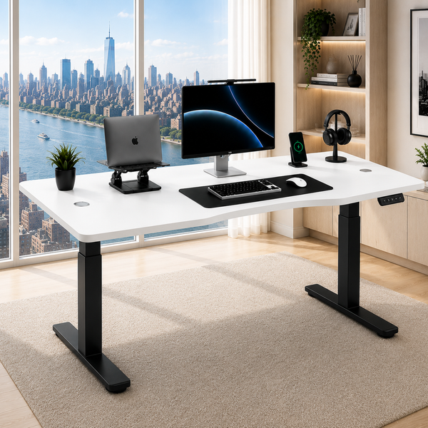 Standing Curved Desk 1.80 x 80 cm