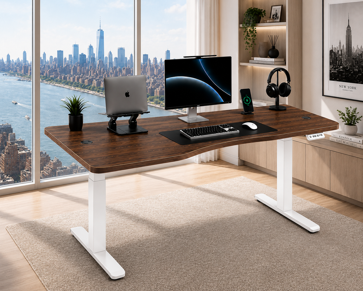 Standing Curved Desk 1.50 x 80 cm