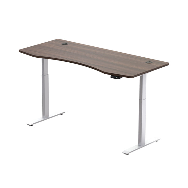 Standing Curved Desk 1.80 x 80 cm / Base Dual Motor Pro