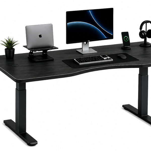 Standing Curved Desk 1.80 x 80 cm