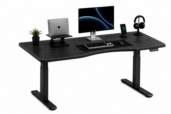 Standing Curved Desk 1.80 x 80 cm