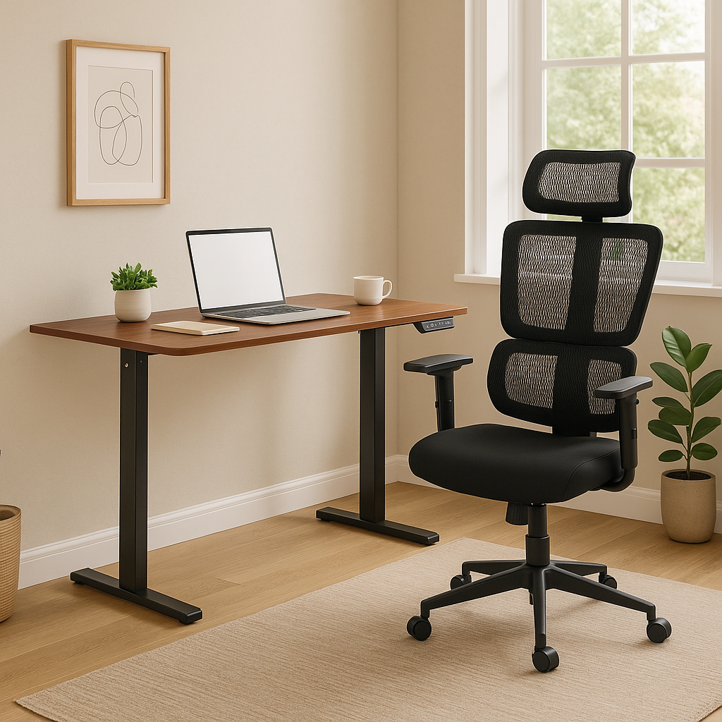 Pack Flex: Standing Desk + Silla Ergonómica