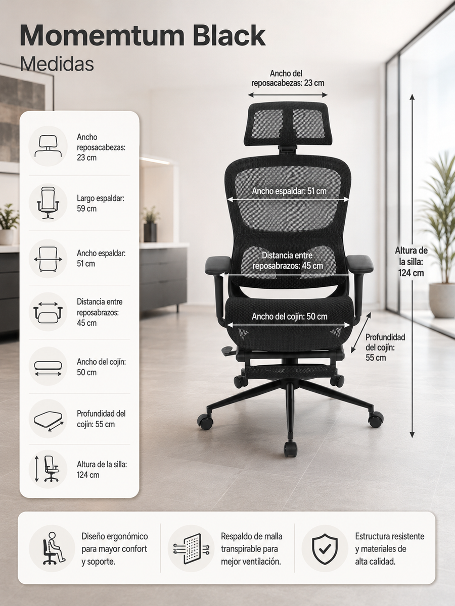 Silla Momemtum Black