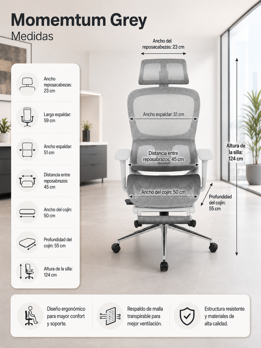 Silla Momemtum Grey