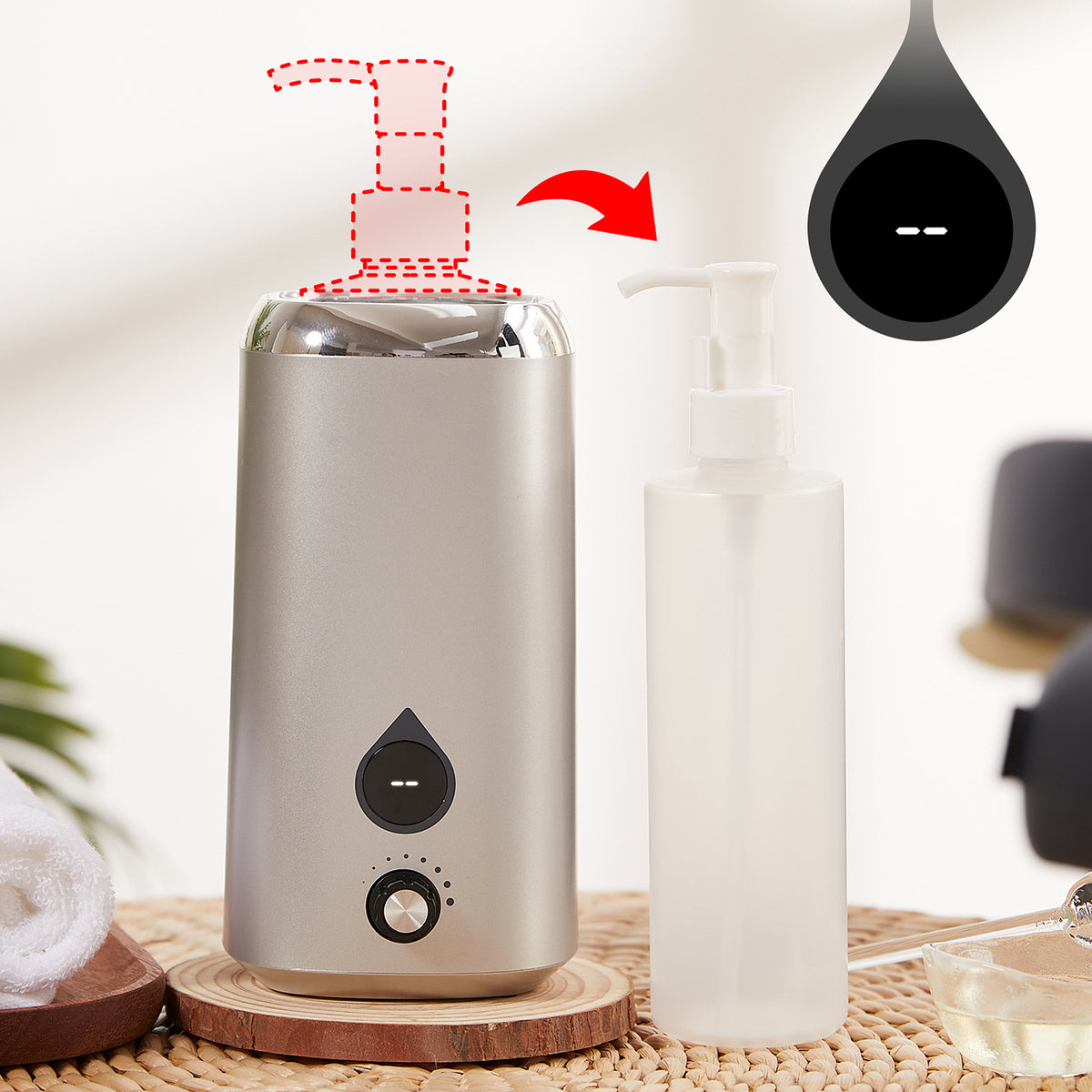 Pack Therapy: Camilla de masajes portátil + Calentador de Aceite + Taburete