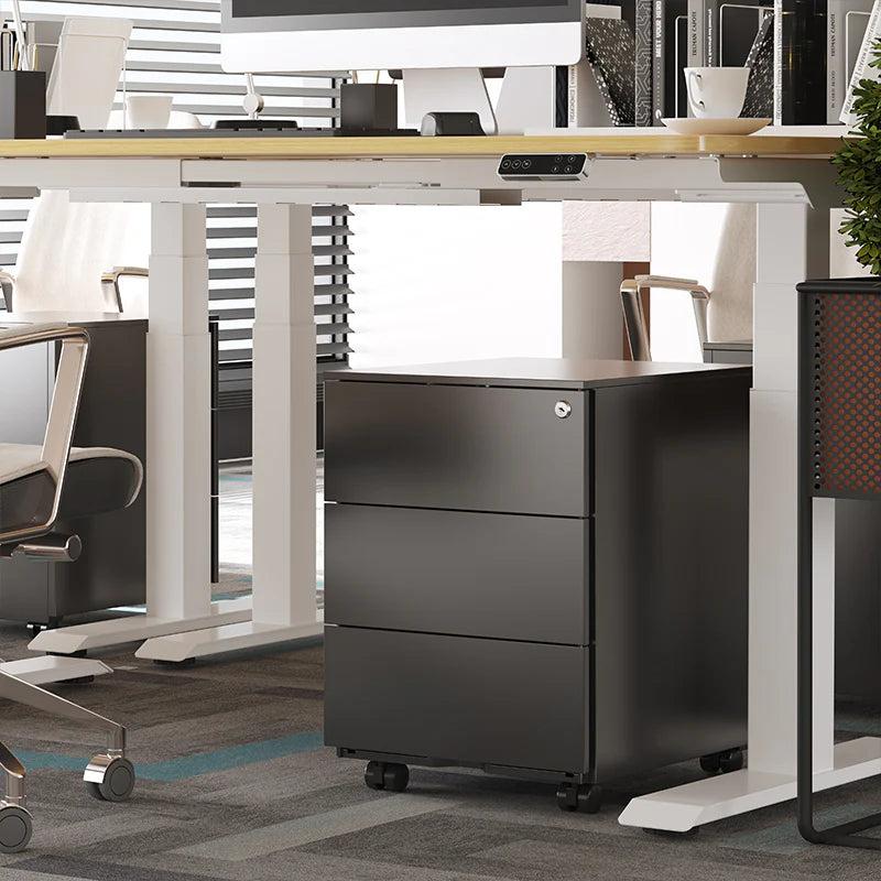 Pack Setup Pro: Standing Desk + Silla Ergonómica + Cajonera