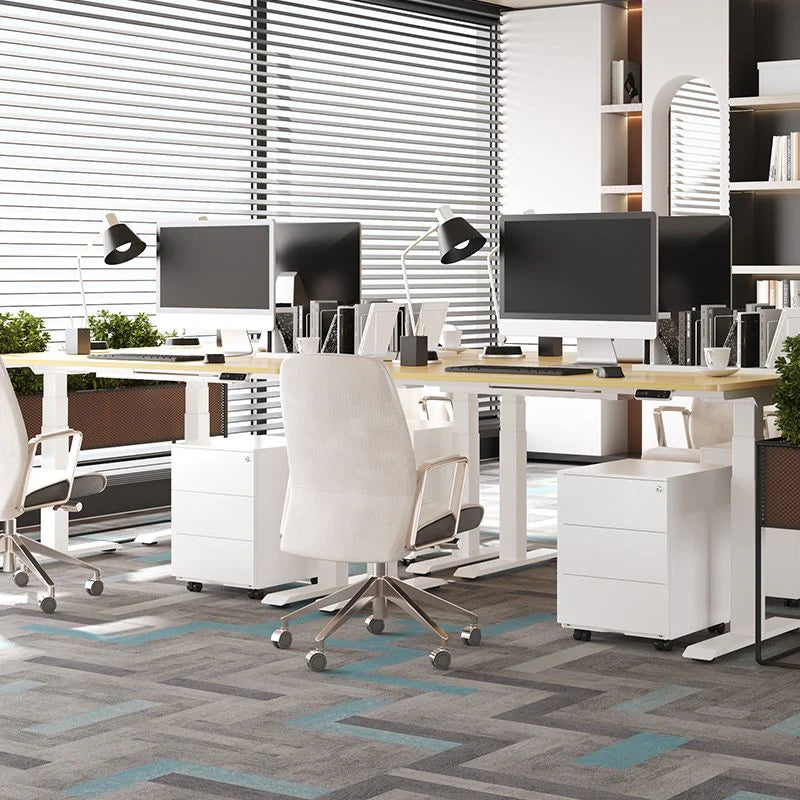 Pack Setup Pro: Standing Desk + Silla Ergonómica + Cajonera