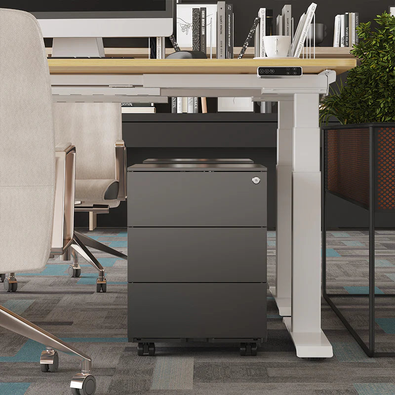 Pack Setup Pro: Standing Desk + Silla Ergonómica + Cajonera