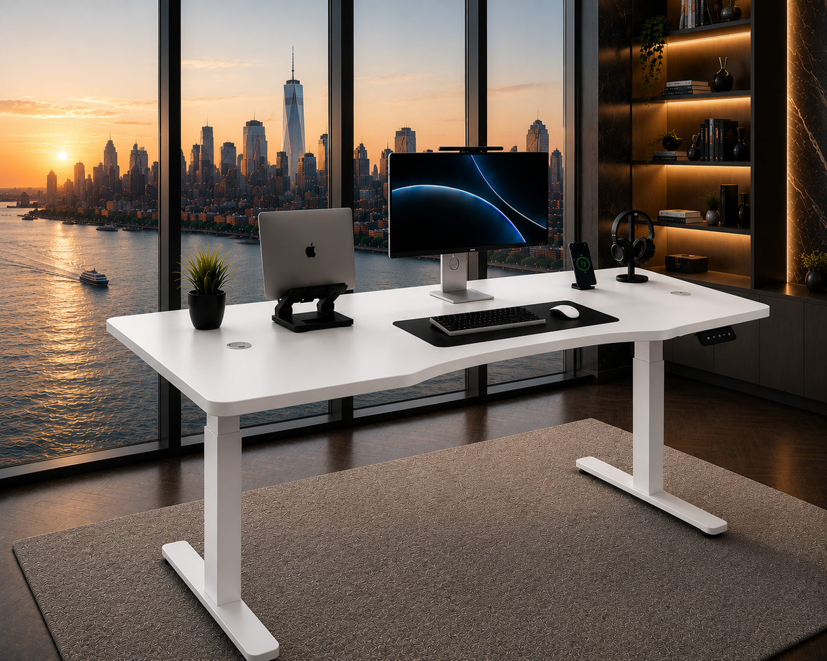 Standing Curved Desk 1.50 x 80 cm