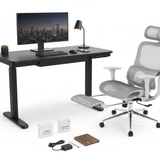 Smart Pack: Standing Desk Smart + Silla Ergonómica + Vaso